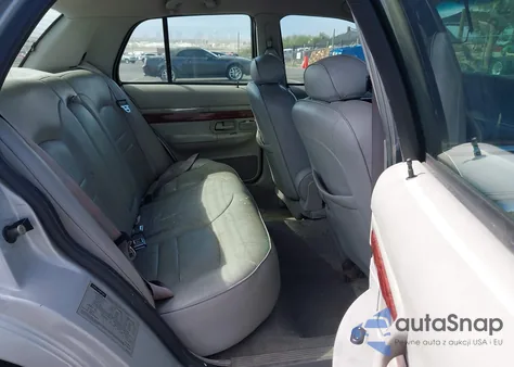 2000 Mercury Grand Marquis Ls z USA, uszkodzony, nr VIN 2MEFM75W5YX742569